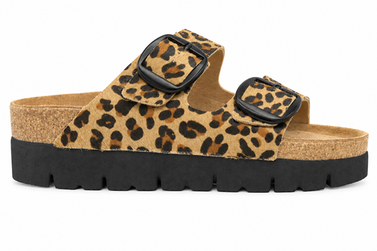 Neckermann Platform Slide - Leopard