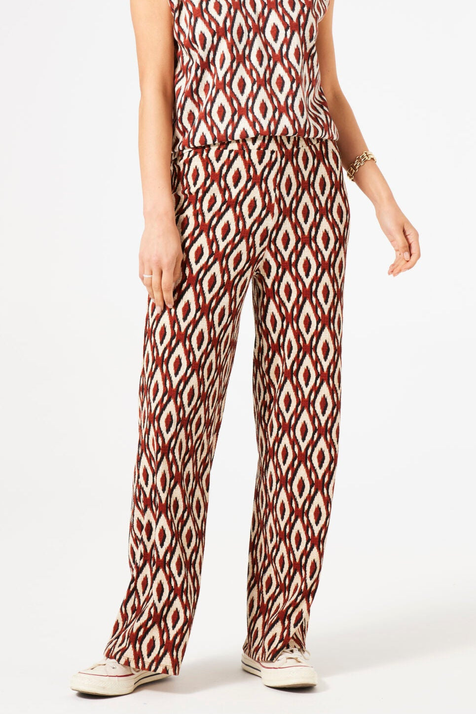 Garcia Wide Leg Pants - Picante