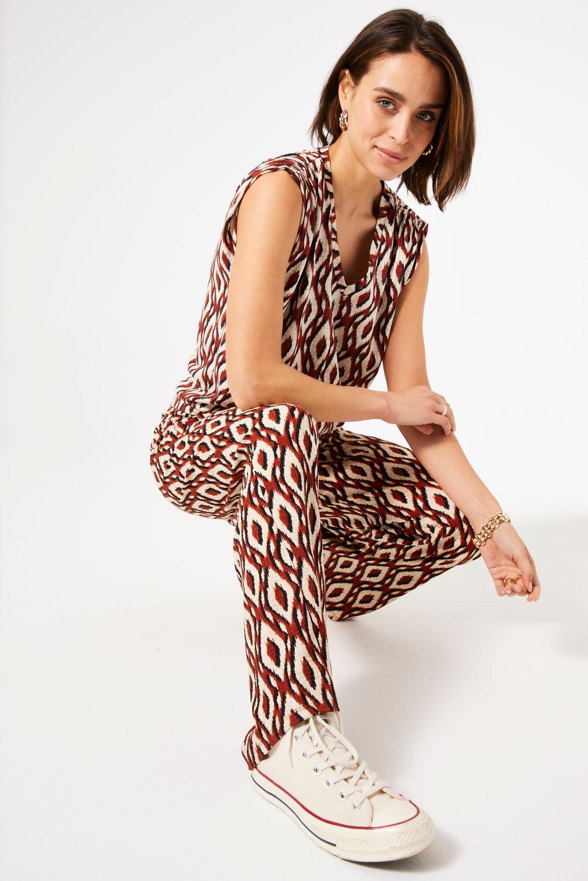 Garcia Wide Leg Pants - Picante