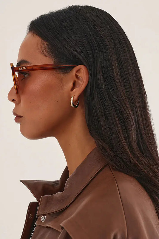 Banbe Sunglasses The Florence - Deep Amber Rose
