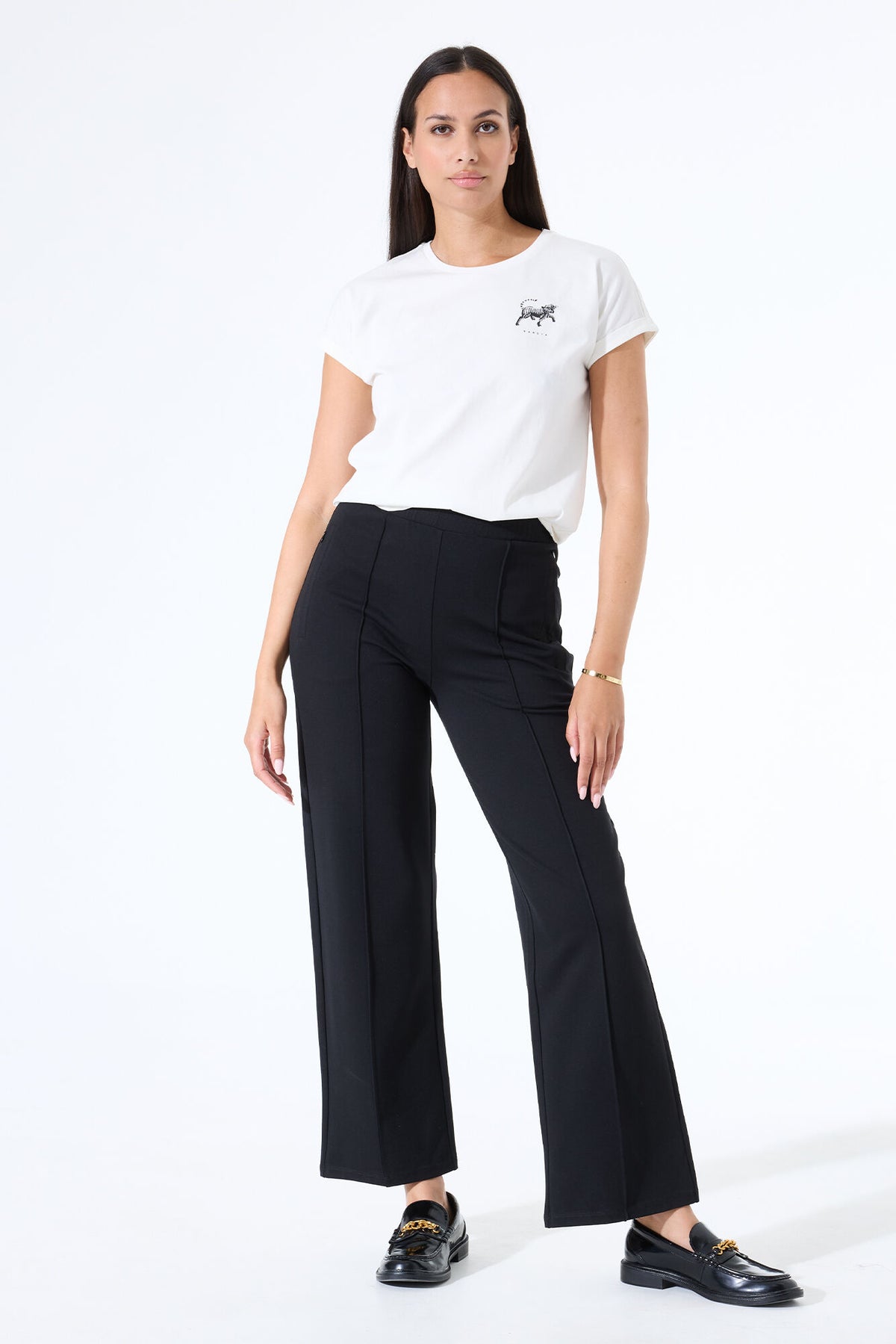 Garcia Straight Leg Pant - Black