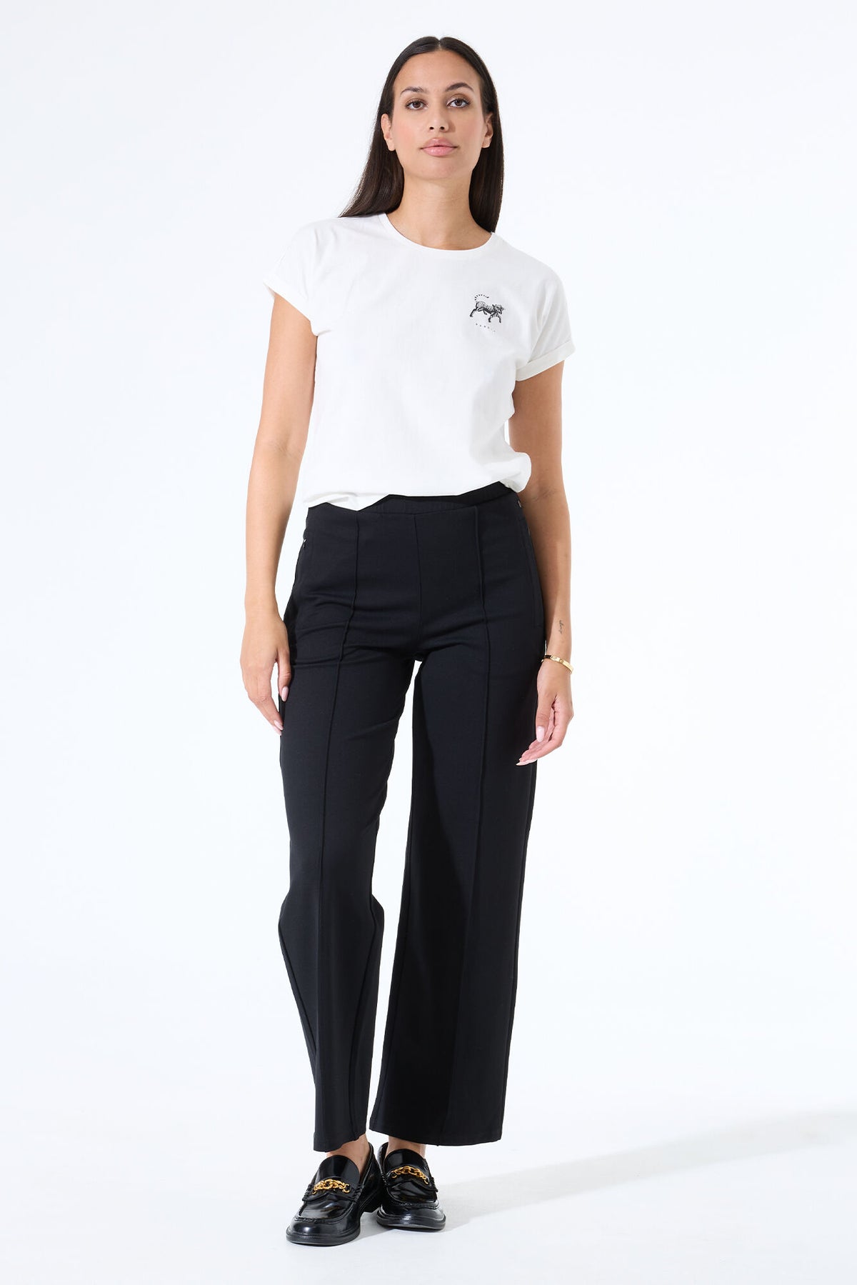 Garcia Straight Leg Pant - Black