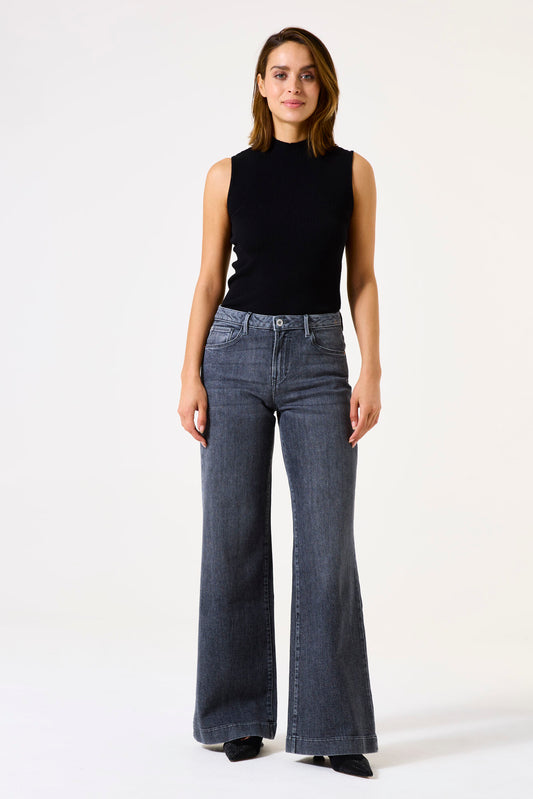 Garcia Ribbed Knit Tank - Black