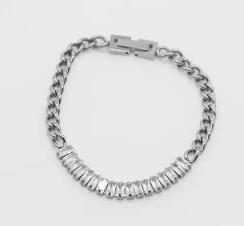 Stella + Gemma Bracelet Chain with Cubic Zirconia