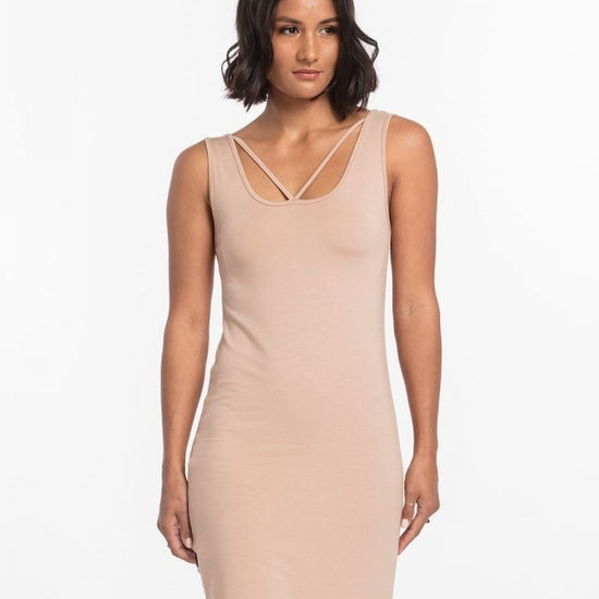 NES  Mid Lattice Slip Nude