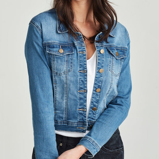 Junkfood Jeans Dixie Denim Jacket mid blue