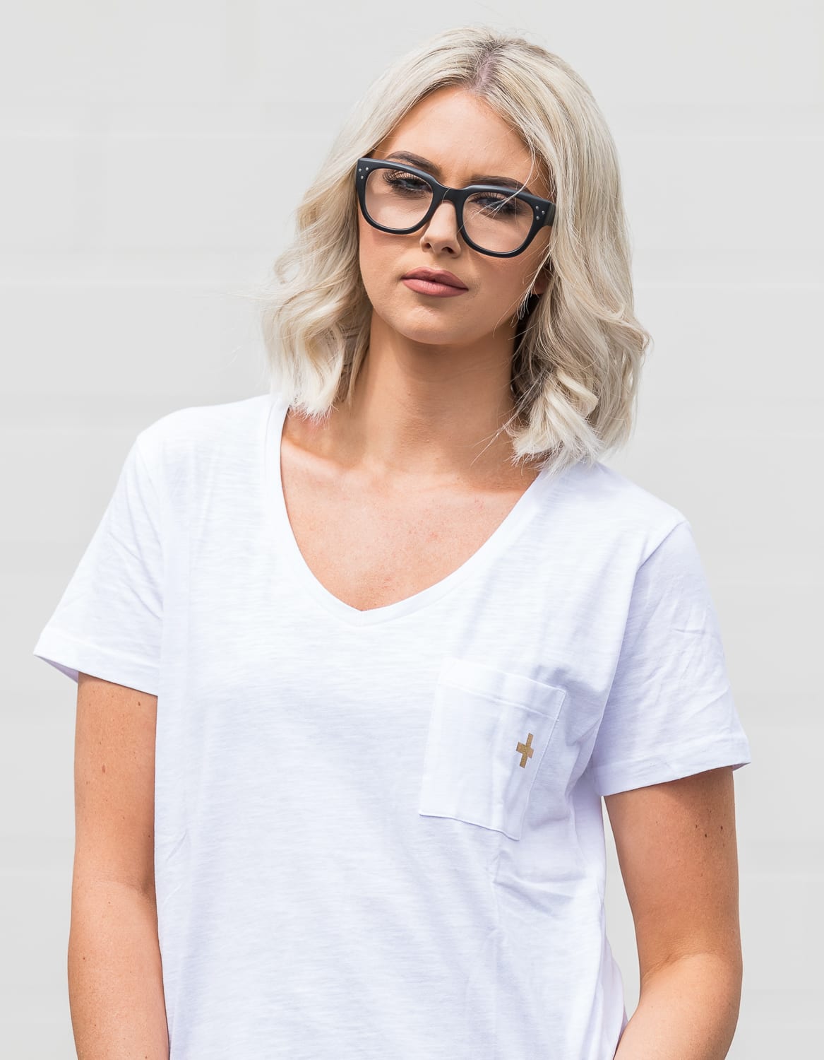 Stella + Gemma Amara Black Blue Light Glasses