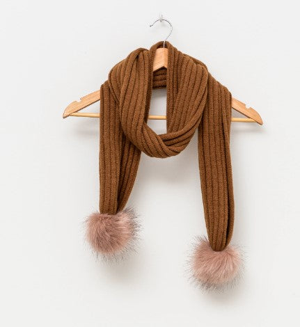 Stella + Gemma Loxy Pom Pom Scarf